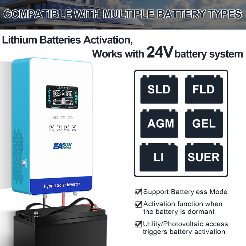 محول طاقة شمسية EASUN POWER بق - مراجعة Grid Tie Inverter Limiter 2000W وسعره