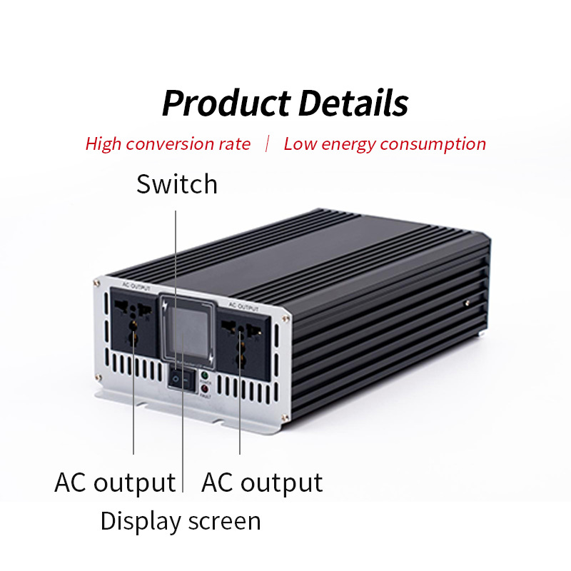 محول تيار متردد بقوة حقيقية وم - مراجعة Pure Sine Wave Inverter 5000W 48V 220V وسعره
