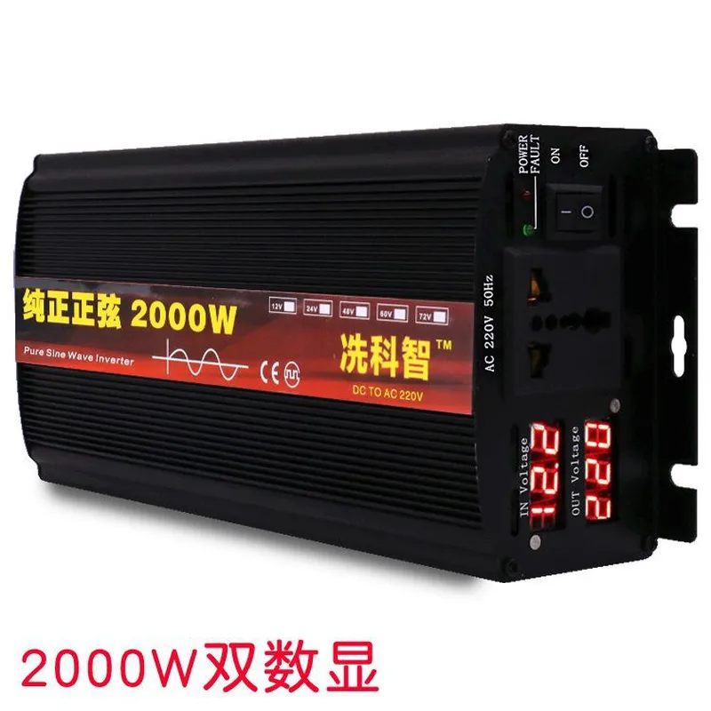 محول طاقة موجة جيبية نقية من X - مراجعة Pure Sine Wave Inverter 5000W 48V 220V وسعره