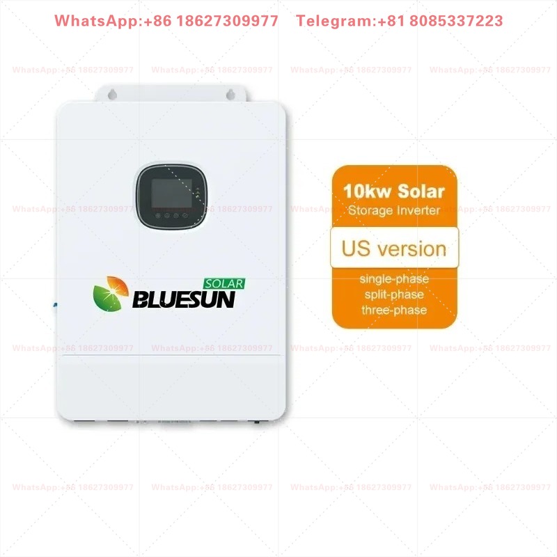 محول طاقة شمسية هجين ثنائي الط - مراجعة Split Phase Inverter 10Kw 110V 220V وسعره