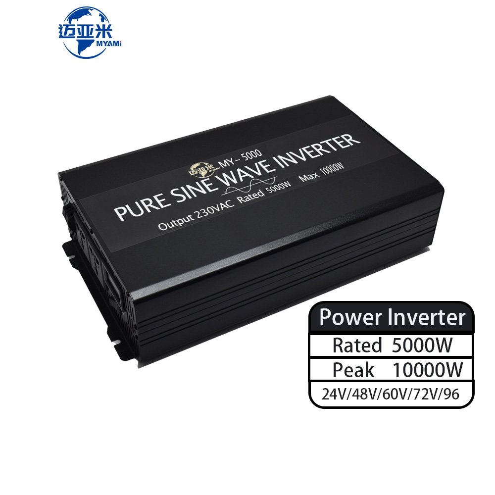 MYAMi-محول سيارة موجة جيبية نق - مراجعة Pure Sine Wave Inverter 5000W 48V 220V وسعره