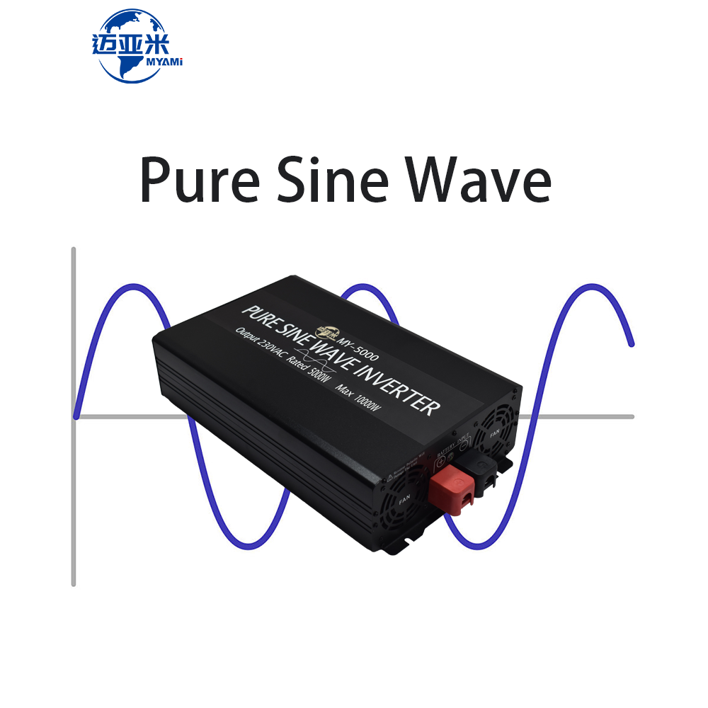 MYAMi-محول سيارة موجة جيبية نق - مراجعة Pure Sine Wave Inverter 5000W 48V 220V وسعره