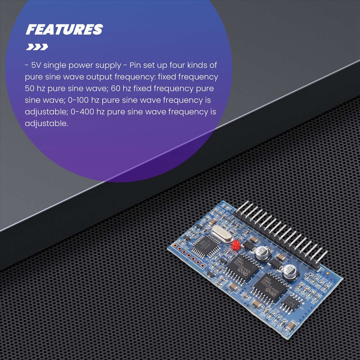 L77A محول تيار مستمر إلى متردد - مراجعة Egs002 Pure Sine Wave Inverter Driver Board وسعره