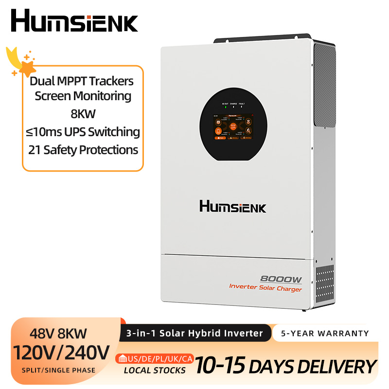 محول طاقة شمسية هجين 3 في 1 من - مراجعة Mppt Hybrid Inverter 48V 8Kw 3 Phase وسعره