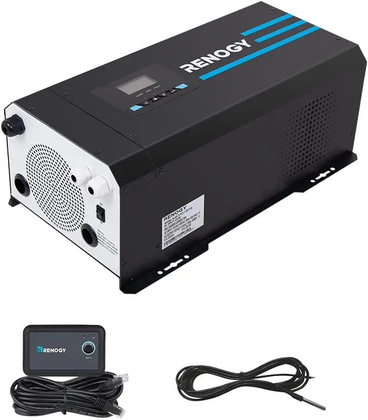 محول وشاحن موجة جيبية نقية Ren - مراجعة Rv Pure Sine Inverter Charger 3000W 12V وسعره